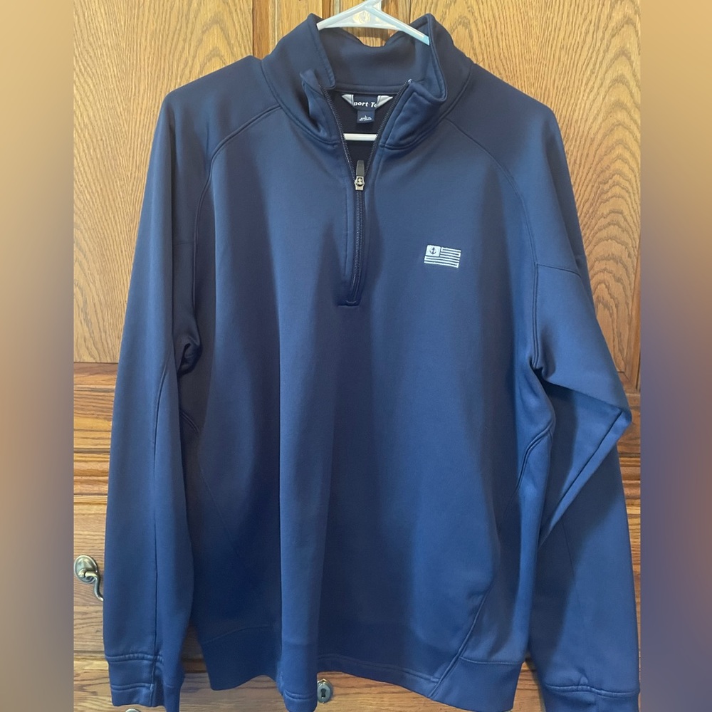 Men’s Sport Tek 1/4 zip Pullover Sweater, Large